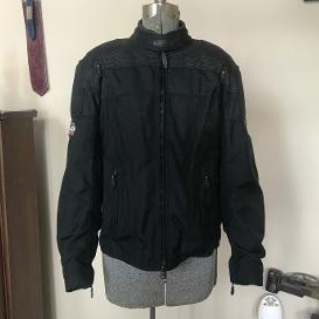 Harley Davidson Fxrg Nylon Biker Jacket